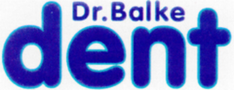 Dr.Balke dent Logo (DPMA, 03/13/1995)