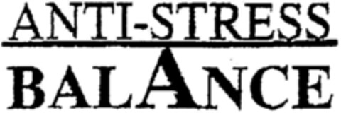 ANTI-STRESS-BALANCE Logo (DPMA, 13.09.1995)