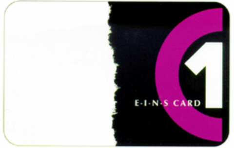 EINS CARD Logo (DPMA, 07.11.1995)