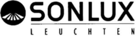 SONLUX LEUCHTEN Logo (DPMA, 29.03.1996)