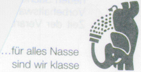 ...für alles Nasse sind wir Klasse Logo (DPMA, 15.07.1996)