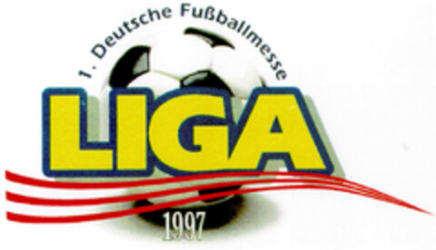 LIGA 1. Deutsche Fußballmesse 1997 Logo (DPMA, 18.07.1996)