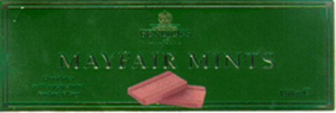 BENDICKS of MAYFAIR MAYFAIR MINTS Logo (DPMA, 12/24/1996)