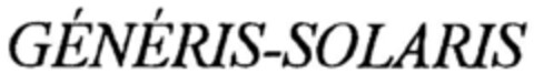 GENERIS-SOLARIS Logo (DPMA, 13.05.1997)