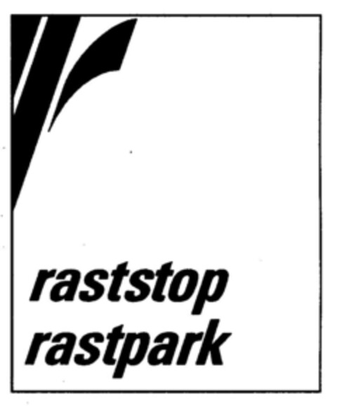 raststop rastpark Logo (DPMA, 09/04/1997)