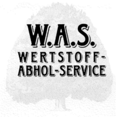 W.A.S. WERTSTOFF-ABHOL-SERVICE Logo (DPMA, 14.11.1997)