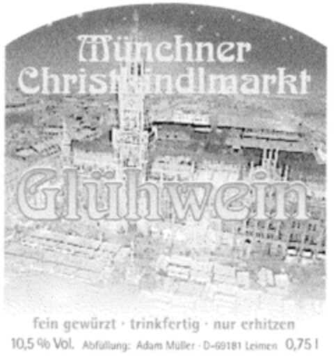 Münchner Christkindlmarkt Glühwein Logo (DPMA, 03.12.1998)