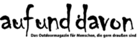 auf und davon Logo (DPMA, 03/27/1999)