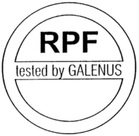 RPF tested by GALENUS Logo (DPMA, 20.04.1999)