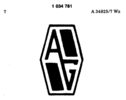 AG Logo (DPMA, 12.09.1981)