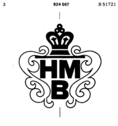 HMB Logo (DPMA, 30.10.1973)