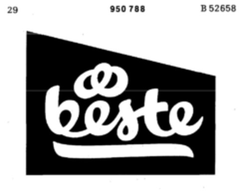 beste Logo (DPMA, 05/17/1974)