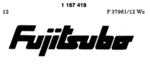 Fujitsubo Logo (DPMA, 09/28/1989)