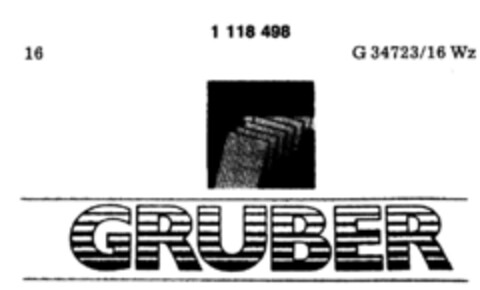 GRUBER Logo (DPMA, 17.09.1987)