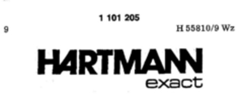 HARTMANN exact Logo (DPMA, 03/15/1986)