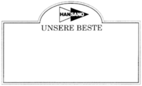HAN SANO UNSERE BESTE Logo (DPMA, 11.07.1991)