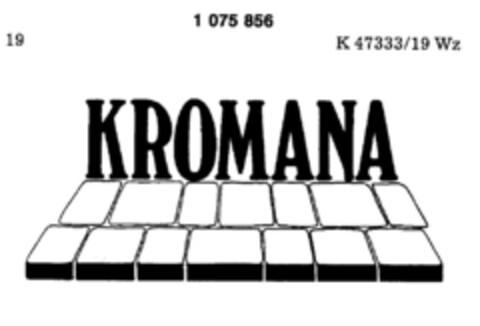 KROMANA Logo (DPMA, 18.07.1984)