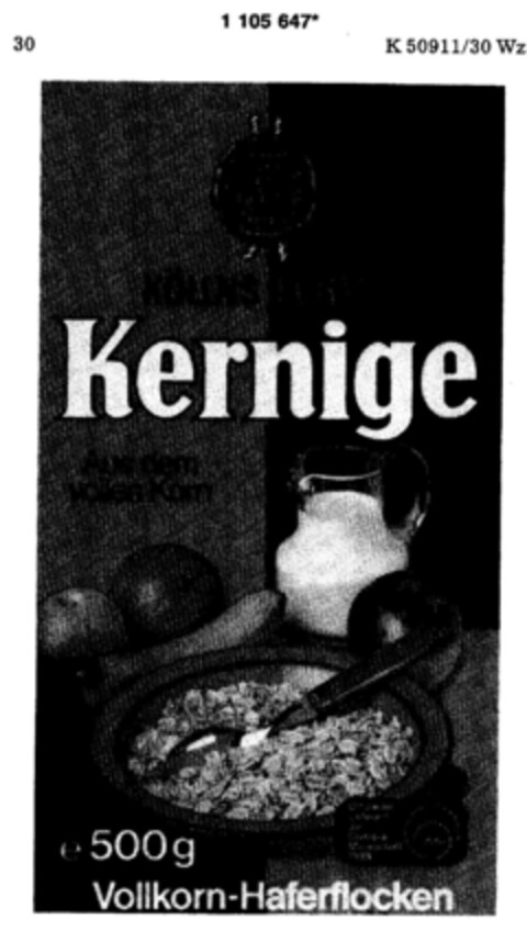 KÖLLNS ECHTE Kernige Logo (DPMA, 02/23/1987)