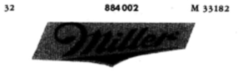 Miller Logo (DPMA, 08/24/1970)