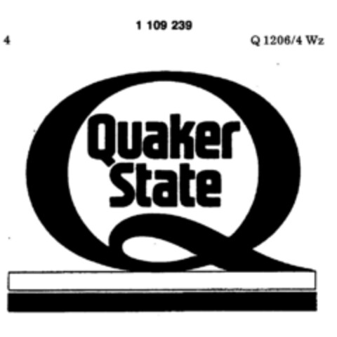 Quaker State Q Logo (DPMA, 20.12.1986)