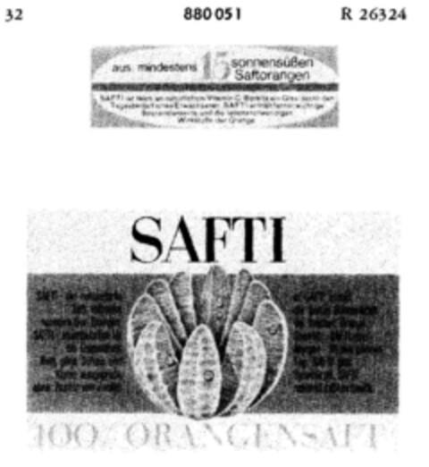 SAFTI Logo (DPMA, 12/18/1969)