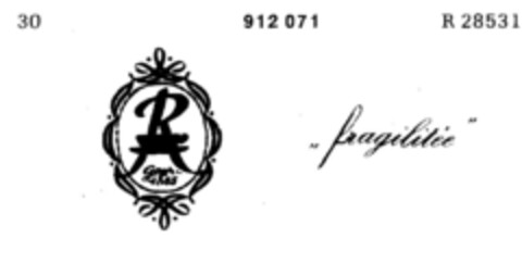 fragilitee Logo (DPMA, 05.02.1972)