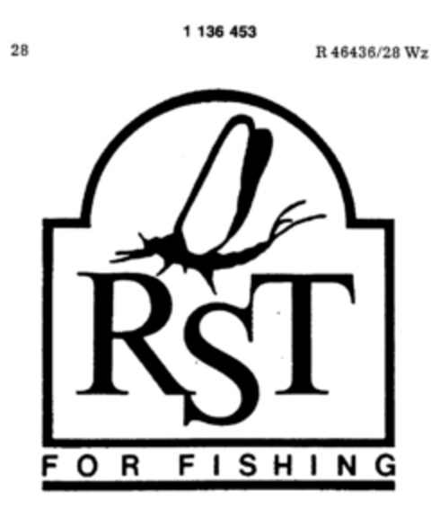 RST FOR FISHING Logo (DPMA, 03/05/1988)