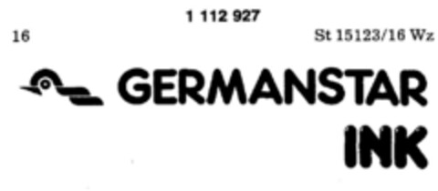 GERMANSTAR INK Logo (DPMA, 02.04.1987)