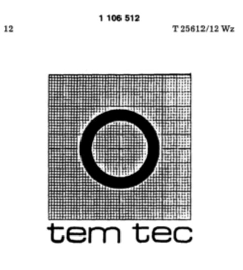 tem tec Logo (DPMA, 06/13/1986)