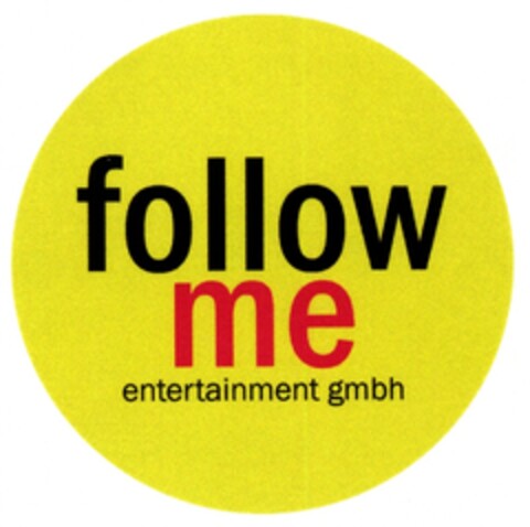 follow me entertainment gmbh Logo (DPMA, 07/01/2010)