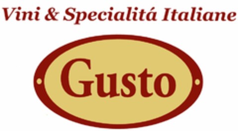 Vini & Specialitá Italiane Gusto Logo (DPMA, 12.11.2012)