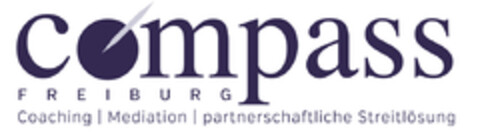 compass FREIBURG Coaching Mediation partnerschaftliche Streitlösung Logo (DPMA, 08/13/2014)