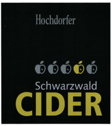 Hochdorfer Schwarzwald CIDER Logo (DPMA, 30.04.2016)