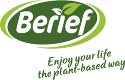 Berief Enjoy your life the plant-based way Logo (DPMA, 27.12.2018)