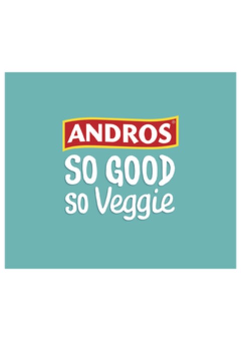 ANDROS SO GOOD so Veggie Logo (DPMA, 07.10.2019)