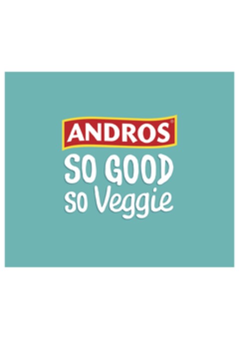 ANDROS SO GOOD so Veggie Logo (DPMA, 10/07/2019)