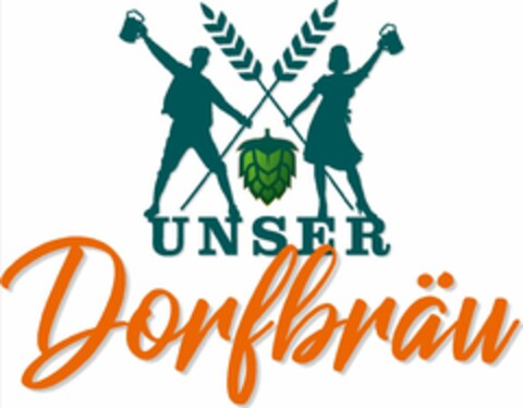 UNSER Dorfbräu Logo (DPMA, 14.10.2019)