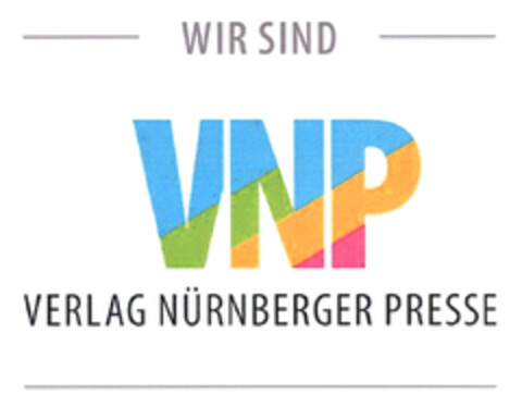 WIR SIND VNP VERLAG NÜRNBERGER PRESSE Logo (DPMA, 10/28/2021)