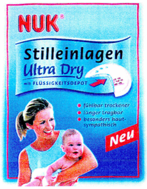 NUK Stilleinlagen Ultra Dry Logo (DPMA, 07/03/2002)
