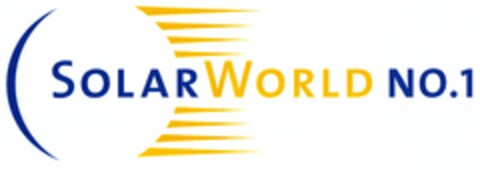 SOLARWORLD NO.1 Logo (DPMA, 08/14/2006)