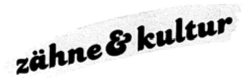zähne & kultur Logo (DPMA, 11/30/1994)