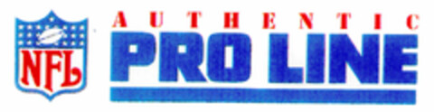 NFL AUTHENTIC PRO LINE Logo (DPMA, 28.07.1995)