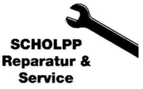 SCHOLPP Reparatur & Service Logo (DPMA, 04/27/1996)