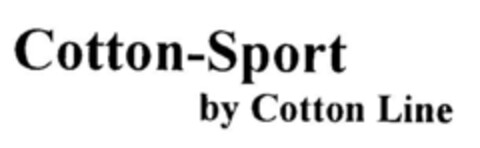 Cotton-Sport by Cotton Line Logo (DPMA, 07.04.1999)