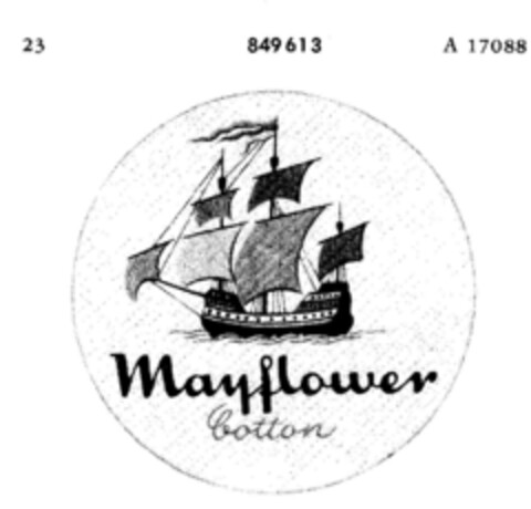 Mayflower Cotton Logo (DPMA, 03.09.1966)