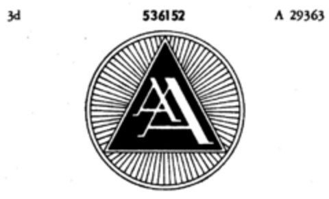 AA Logo (DPMA, 15.03.1940)