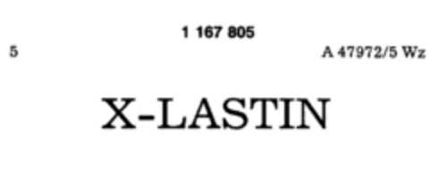 X-LASTIN Logo (DPMA, 09.04.1990)