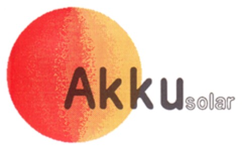 AKKU solar Logo (DPMA, 06/19/1992)