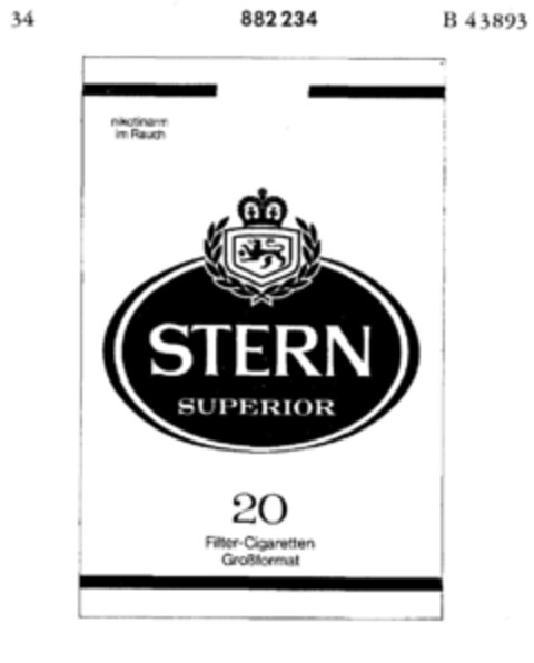 STERN SUPERIOR Logo (DPMA, 07.02.1970)