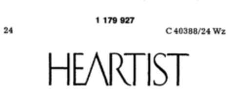 HEARTIST Logo (DPMA, 23.04.1990)